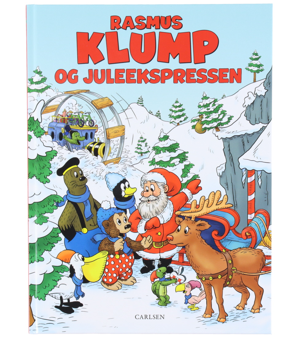 Forlaget Carlsen Buch - Rasmus Klump und Weihnachtsexpress - Dän - Forlaget Carlsen - One Size - Bücher