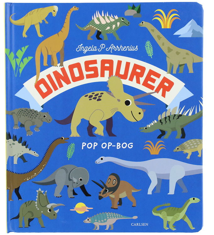 Forlaget Carlsen Pop Op Bog - Dinosaurer