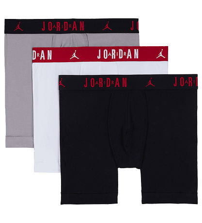 Jordan Boxershorts - 3-pak - Sort/Hvid/Grå Jordan Boxershorts - 3-pak - Sort/Hvid/Grå
