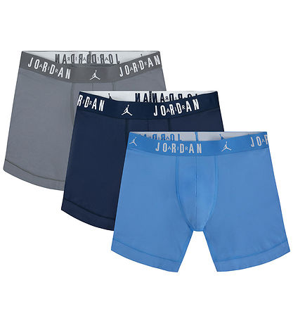 Jordan Boxershorts - 3-pak - Blå/Navy/Grå Jordan Boxershorts - 3-pak - Blå/Navy/Grå