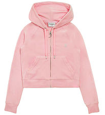 Juicy Couture Cardigan - Velour - Madison - Juicy Pink Juicy Couture Cardigan - Velour - Madison - Juicy Pink