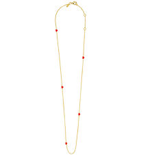 Design Letters Halskæde - Little Big Love - Guld/Rød Design Letters Halskæde - Little Big Love - Guld/Rød