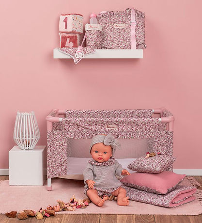 Asi Dukketilbehør - Rejseseng - 36-46 cm - Rosa Asi Dukketilbehør - Rejseseng - 36-46 cm - Rosa