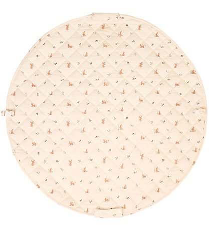 Play&Go Legetøjstæppe - Ø120 cm - Soft Organic - Rabbit