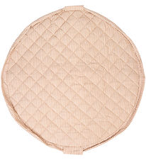 Play&Go Legetøjstæppe - Ø120 cm - Soft Organic - Stripes Brown Play&Go Legetøjstæppe - Ø120 cm - Soft Organic - Stripes Brown