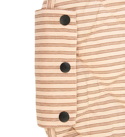 Play&Go Legetøjstæppe - Ø120 cm - Soft Organic - Stripes Brown Play&Go Legetøjstæppe - Ø120 cm - Soft Organic - Stripes Brown