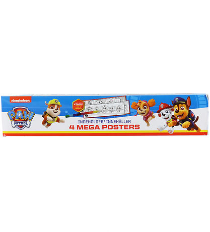 Alvilda Plakater - Paw Patrol Boks m. 4 Kæmpe Plakater Alvilda Plakater - Paw Patrol Boks m. 4 Kæmpe Plakater