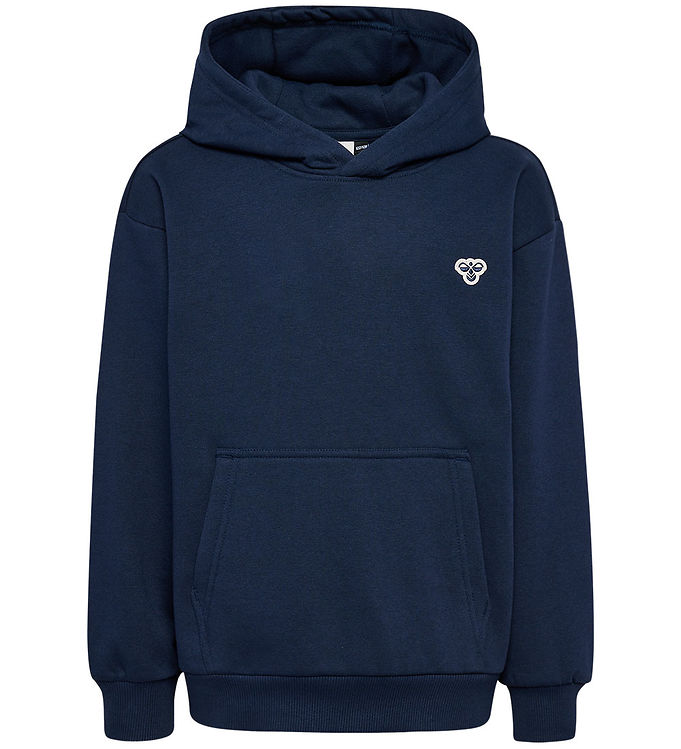 Hummel Hættetrøje - hmlJr - Loose Hoodie - Dress Blue