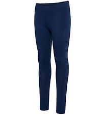 Hummel Leggings - hmlJr Base - Dress Blue Hummel Leggings - hmlJr Base - Dress Blue
