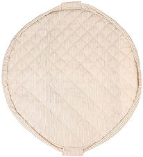 Play&Go Legetøjstæppe - Ø120 cm - Soft Organic - Stripes Blue Play&Go Legetøjstæppe - Ø120 cm - Soft Organic - Stripes Blue