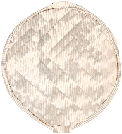 Play&Go Legetøjstæppe - Ø120 cm - Soft Organic - Stripes Blue Play&Go Legetøjstæppe - Ø120 cm - Soft Organic - Stripes Blue