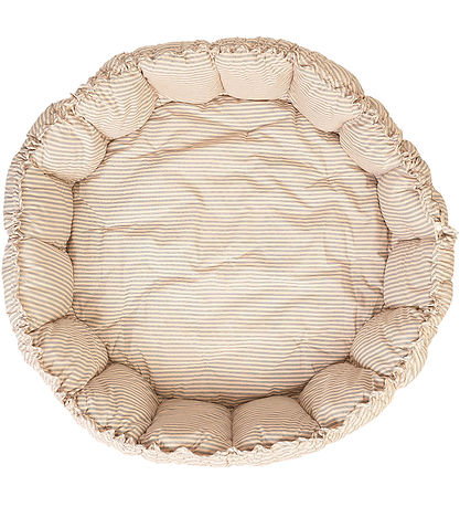 Play&Go Legetæppe - 3-i-1 - Ø130 cm - Bloom Stripes Blue Play&Go Legetæppe - 3-i-1 - Ø130 cm - Bloom Stripes Blue