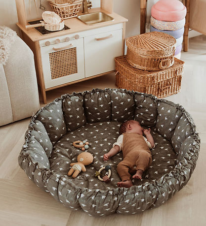 Play&Go Legetæppe - 3-i-1 - Ø130 cm - Bloom Birds