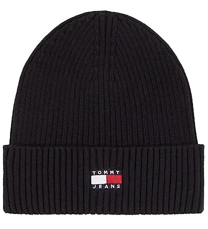 Tommy Hilfiger Hue - Strik - Heritage Beanie - Black