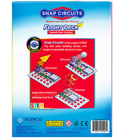 Snap Circuits Flugþilfari Sett - Sjósetja pappírsflugvélar