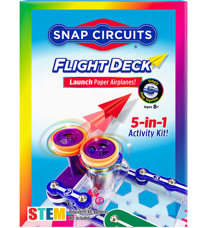 Snap Circuits Flight Deck Sæt - Launch Paper Airplanes