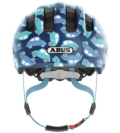 Abus Cykelhjelm - Smiley 3.0 Led - Blue Car Abus Cykelhjelm - Smiley 3.0 Led - Blue Car