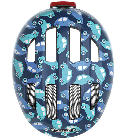 Abus Cykelhjelm - Smiley 3.0 Led - Blue Car Abus Cykelhjelm - Smiley 3.0 Led - Blue Car