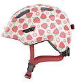 Abus Cykelhjelm - Smiley 3.0 Led - Rose Strawberry Abus Cykelhjelm - Smiley 3.0 Led - Rose Strawberry