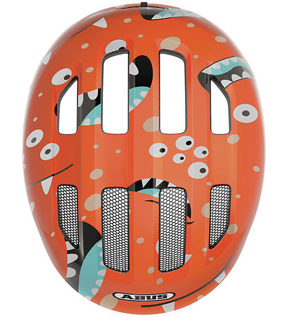 Abus Cykelhjelm - Smiley 3.0 - Orange Monster Abus Cykelhjelm - Smiley 3.0 - Orange Monster