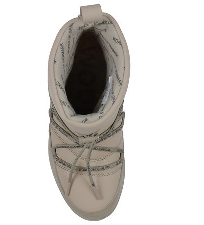Woden Vinterstøvler - Isa - Lace - Silver Mink