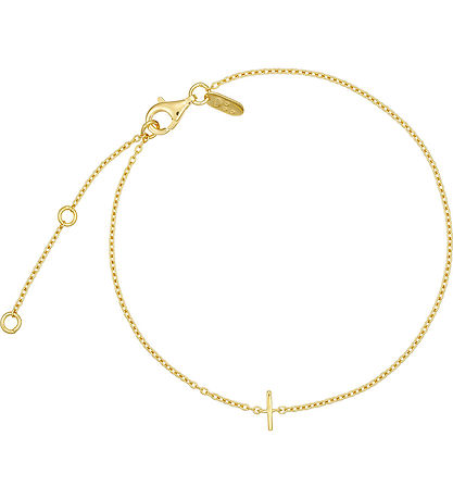 Design Letters Armbånd - I - 18K Guldbelagt Design Letters Armbånd - I - 18K Guldbelagt