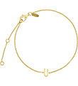Design Letters Armbånd - U - 18K Guldbelagt Design Letters Armbånd - U - 18K Guldbelagt