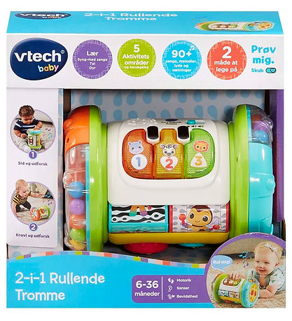 Vtech Aktivitetslegetøj - Dansk - 2-i-1 - Rullende Tromme