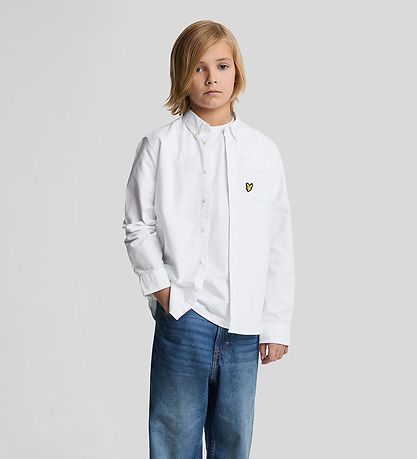 Lyle & Scott Skjorte - Oxford - Hvid