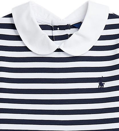 Polo Ralph Lauren Kjole - Navy/Hvidstribet Polo Ralph Lauren Kjole - Navy/Hvidstribet