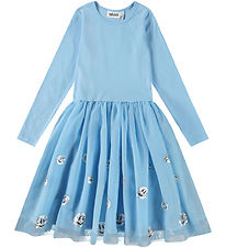 Molo Kjole m. Tyl/Palietter - Cyrus - Day Sky Molo Kjole m. Tyl/Palietter - Cyrus - Day Sky