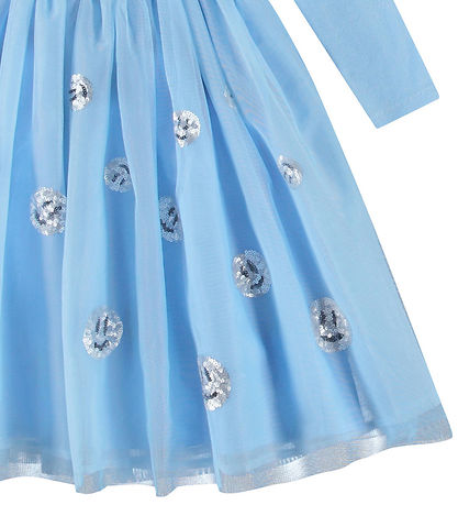 Molo Kjole m. Tyl/Palietter - Cyrus - Day Sky Molo Kjole m. Tyl/Palietter - Cyrus - Day Sky