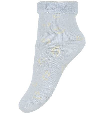 Molo Strømper - Bambus - 2-pak - Nodda - Skywriting/Beige