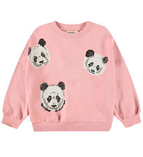 Molo Sweatshirt - Marika - Rosequartz m. Palietter Molo Sweatshirt - Marika - Rosequartz m. Palietter