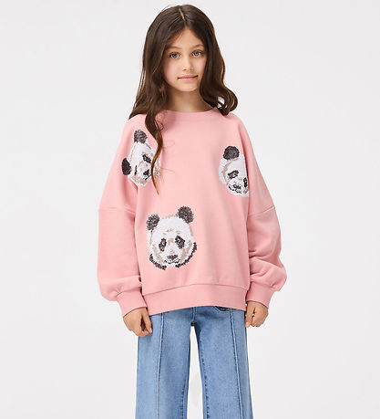 Molo Sweatshirt - Marika - Rosequartz m. Palietter