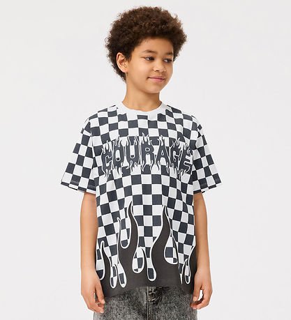 Molo T-shirt - Rodney - Courage Check Molo T-shirt - Rodney - Courage Check