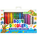 Couleurs à Corps Ooly - 12 pièces - Visage et Body Crayons