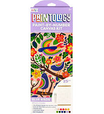 Ooly Malesæt - Paint By Number Canvas Kit - Blue Birds Ooly Malesæt - Paint By Number Canvas Kit - Blue Birds