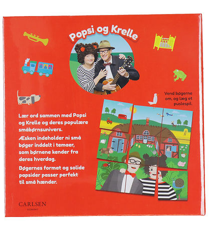 Forlaget Carlsen Bog - Popsi Og Krelle - Min Store Æske m. Små B Forlaget Carlsen Bog - Popsi Og Krelle - Min Store Æske m. Små B