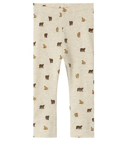 Name It Leggings - NbmDabu - Peyote Melange/BEAR Name It Leggings - NbmDabu - Peyote Melange/BEAR