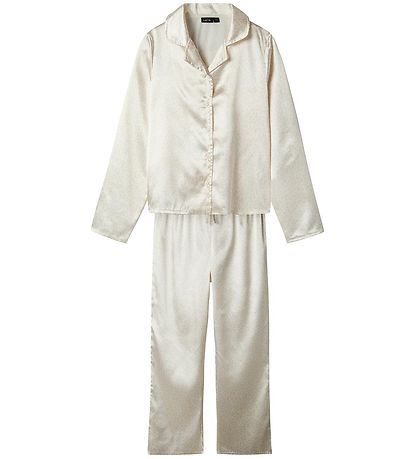 LMTD Pyjama Set - NlfDreamys - Sandshell/Leopard