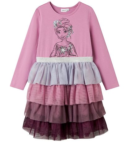 Name It Kjole - Frozen - NmfOkanna - Mauve Orchid