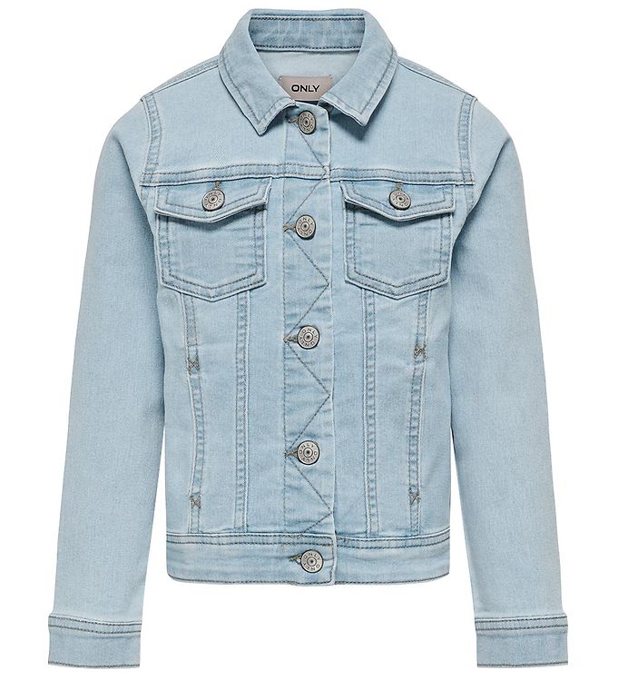 Kids Only KogSara Denimjakke - Lyseblå