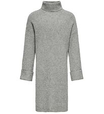 Kids Only Kjole - Strik - KogAnne - Medium Grey Melange Kids Only Kjole - Strik - KogAnne - Medium Grey Melange