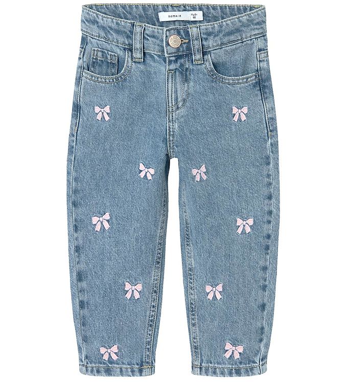 Name It Jeans - NmfBella - Medium Blue Denim/BOWS billede