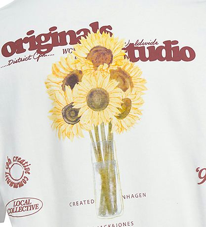 Jack & Jones Bluse - JorGreenpoint - Bright White/VOLUME