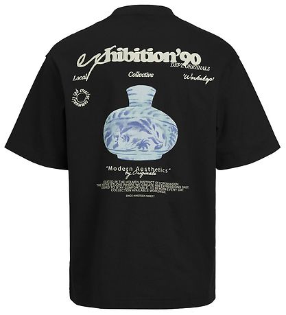 Jack & Jones Bluse - JorGreenpoint - Black/VOLUME Jack & Jones Bluse - JorGreenpoint - Black/VOLUME