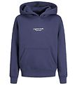 Jack & Jones Hættetrøje - JorVesterbro - Nightshadow Blue/LOOSE