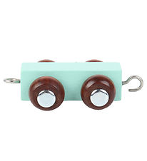 Kinder and Kids Navnetog - Trailer - Træ - Arctic Blue Kinder and Kids Navnetog - Trailer - Træ - Arctic Blue