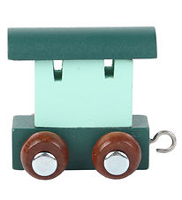 Kinder and Kids Navnetog - Togvogn - Træ - Arctic Blue Kinder and Kids Navnetog - Togvogn - Træ - Arctic Blue